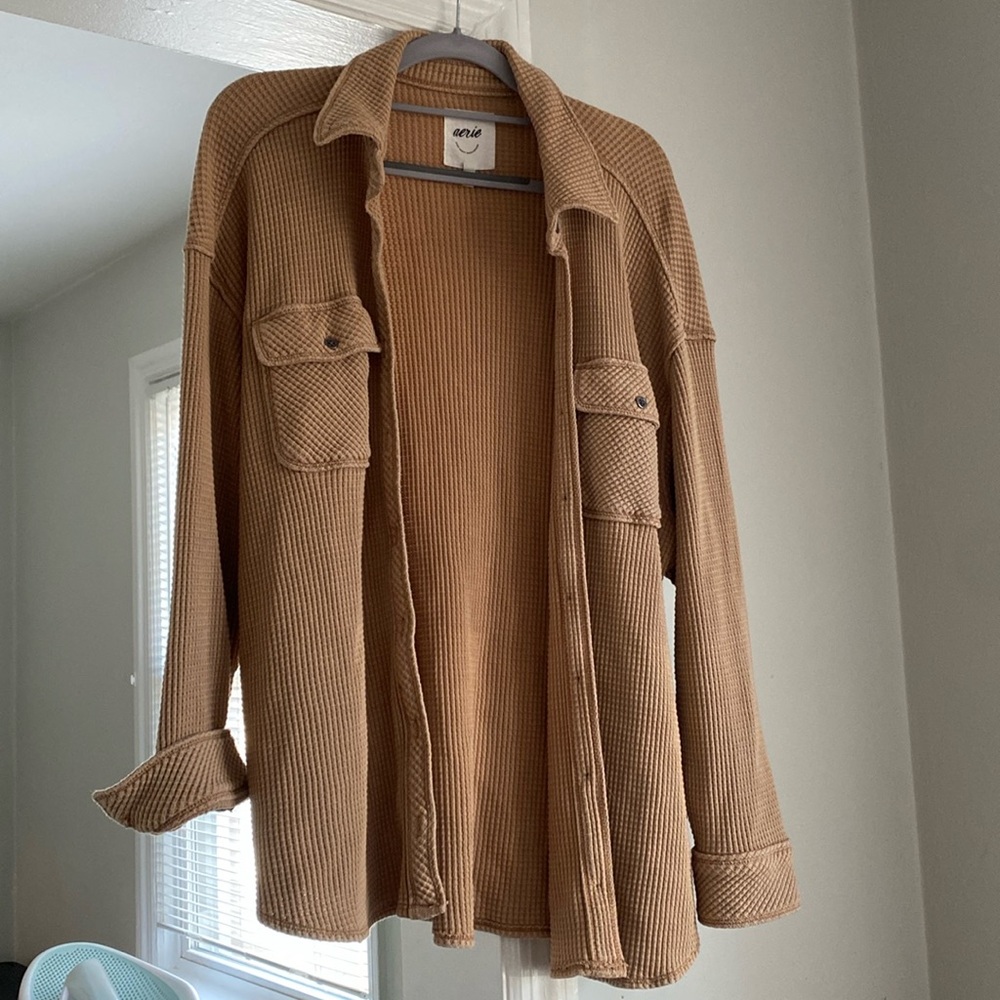 Aerie Waffle Shirt XS